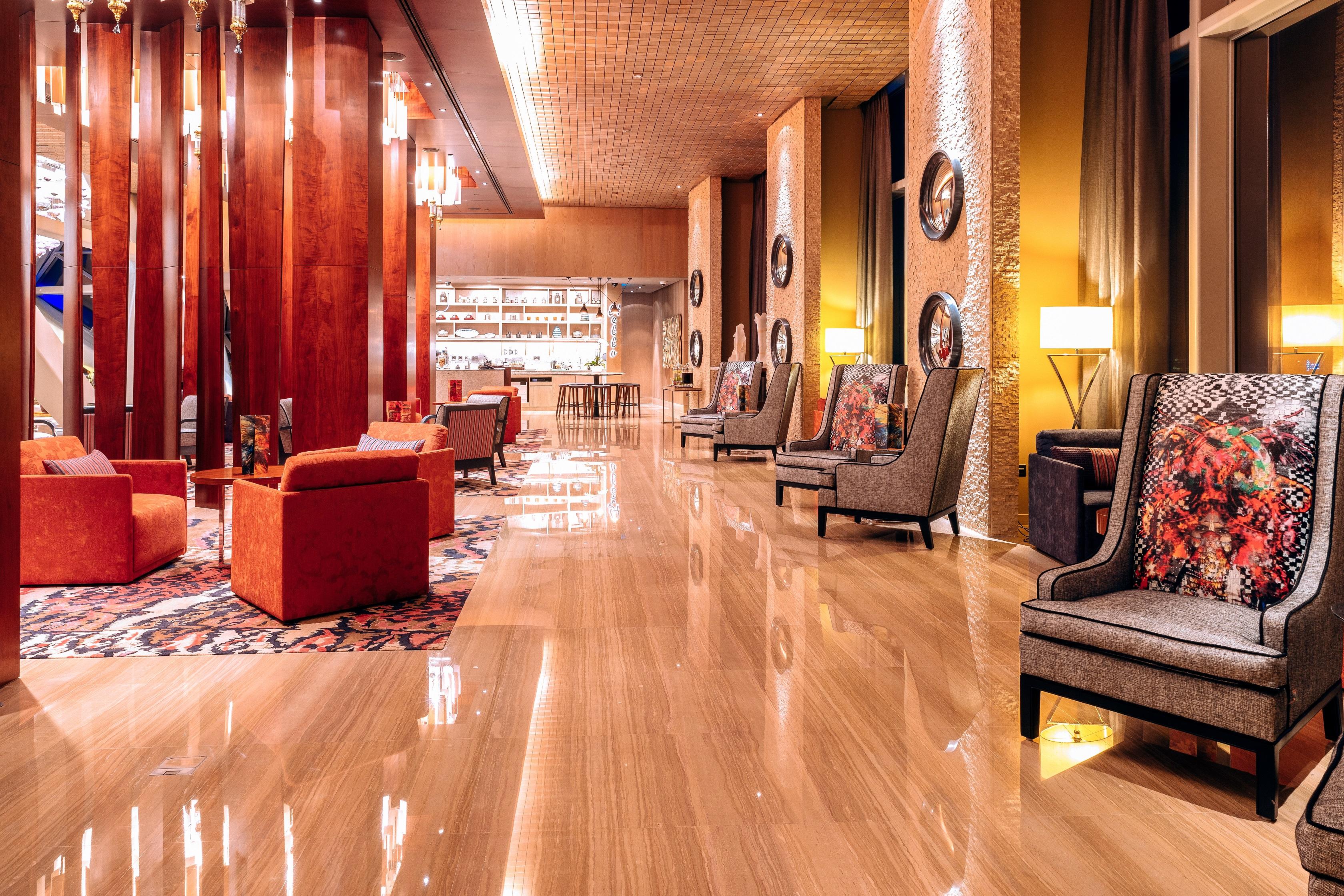 Hotel Andaz Capital Gate Abu Dhabi, By Hyatt Esterno foto Lobby