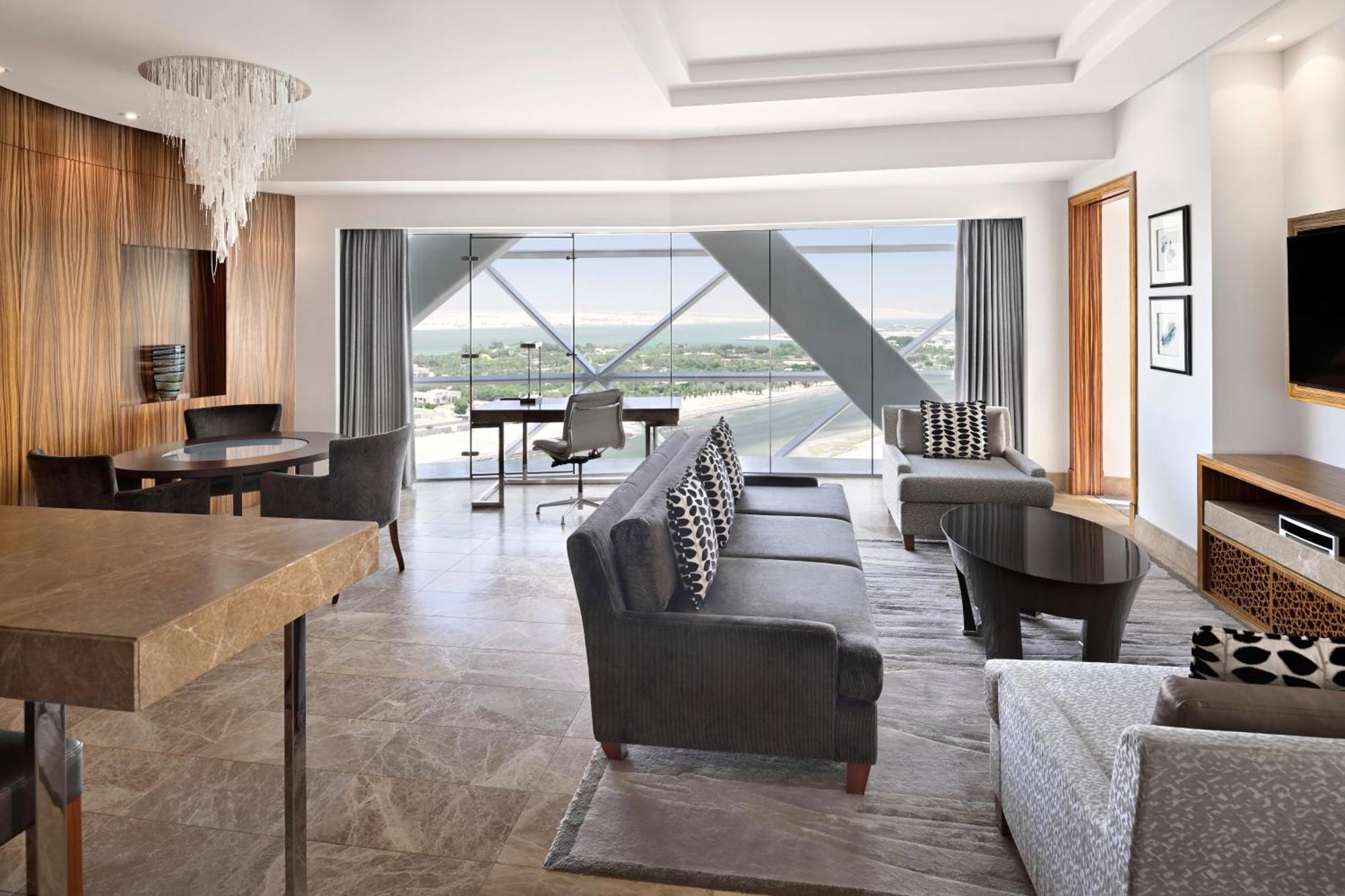 Hotel Andaz Capital Gate Abu Dhabi, By Hyatt Esterno foto A suite at the hotel