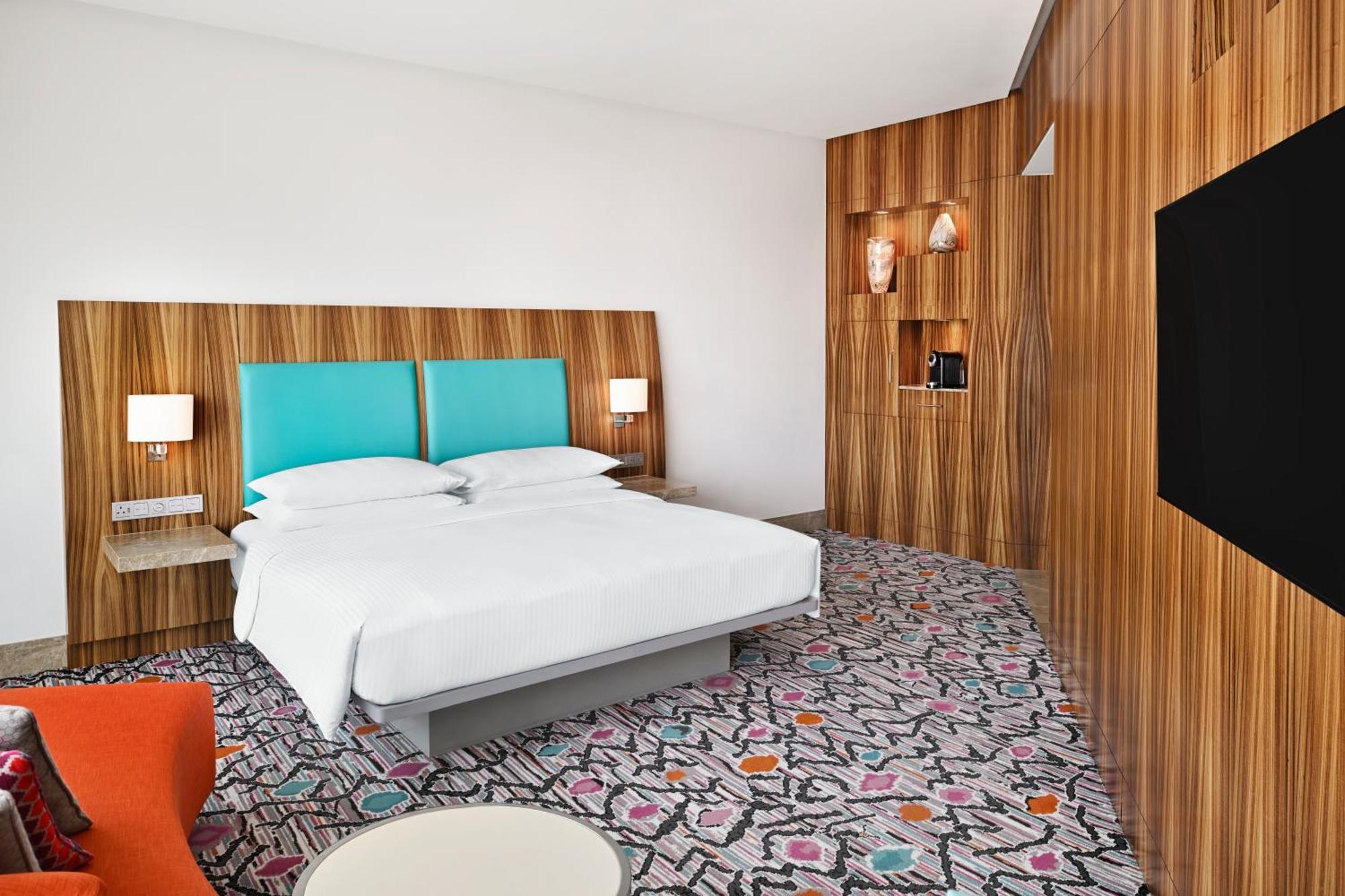 Hotel Andaz Capital Gate Abu Dhabi, By Hyatt Esterno foto A room at the hotel