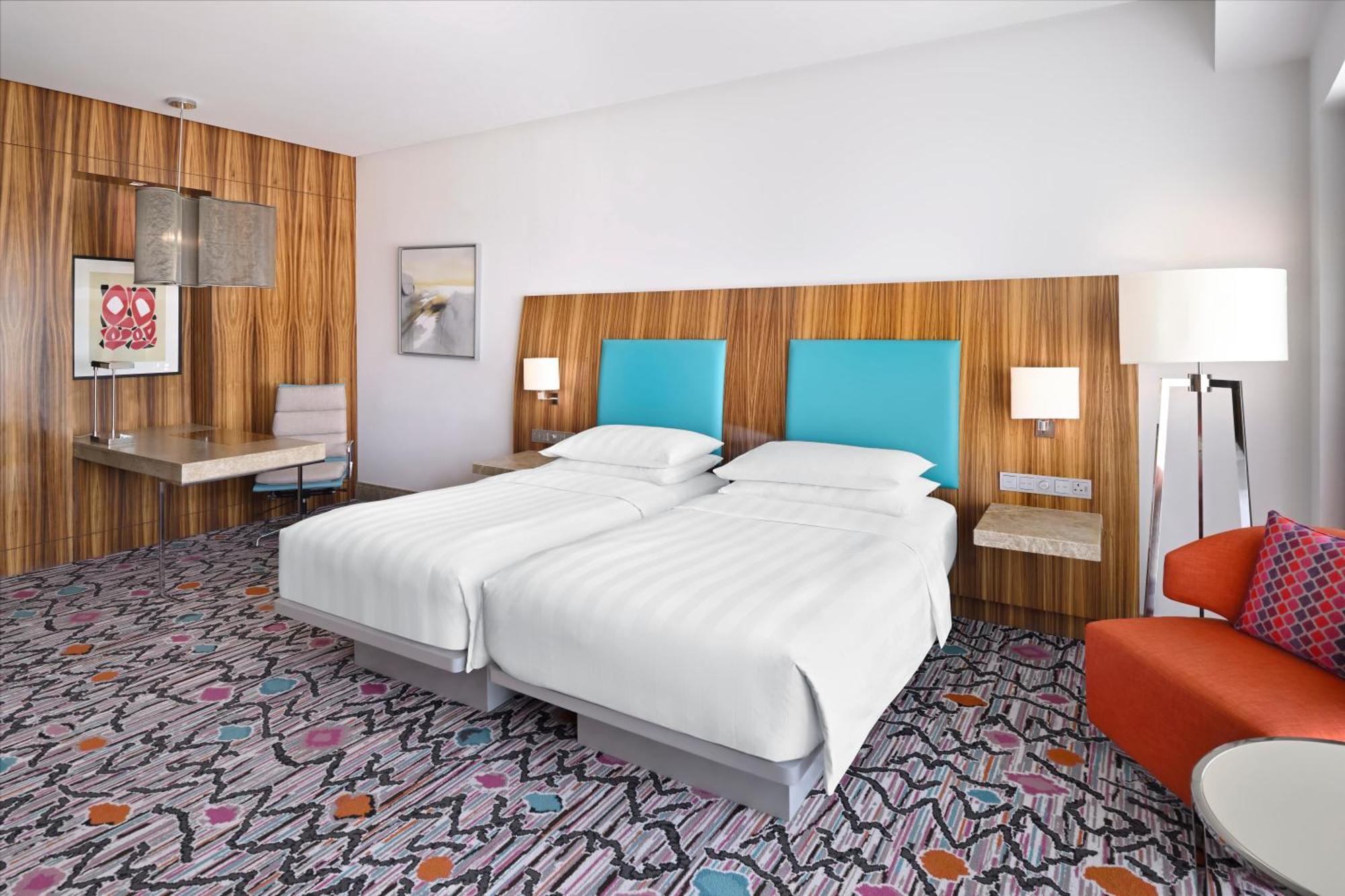 Hotel Andaz Capital Gate Abu Dhabi, By Hyatt Esterno foto A room at the hotel