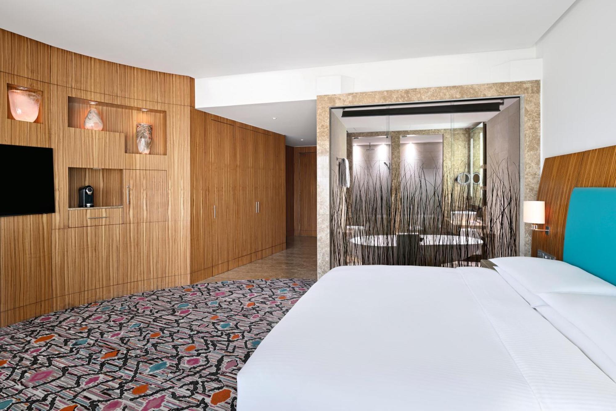 Hotel Andaz Capital Gate Abu Dhabi, By Hyatt Esterno foto A room at the hotel